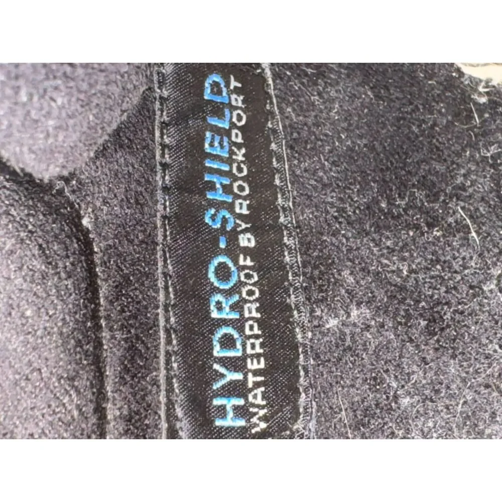 Rockport Mens Hydro-Shield Waterproof Leather Oxford Shoes Black Size 11.5 M